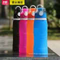 kean FDA silicone squeeze water bottles/foldable water bottle/silicone fold up bottles